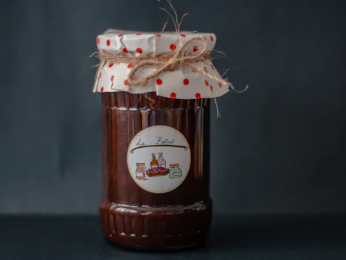 Pot de crème de pruneaux