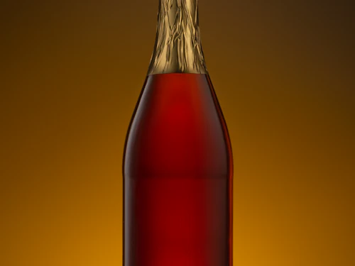 Bouteille de jus de pruneau artisanal